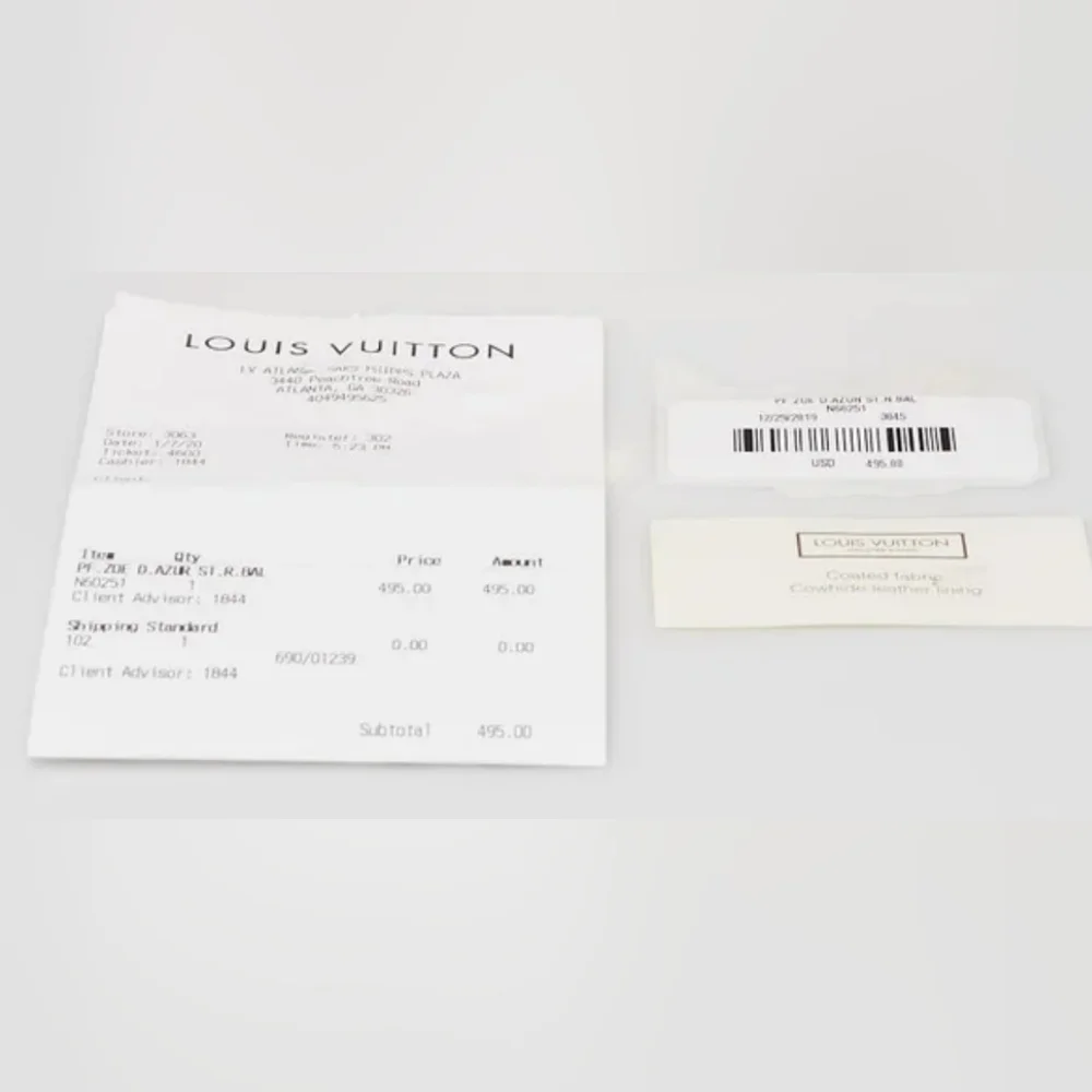 Louis Vuitton Wallet Zoe Damier Azur - Picture 13 of 13